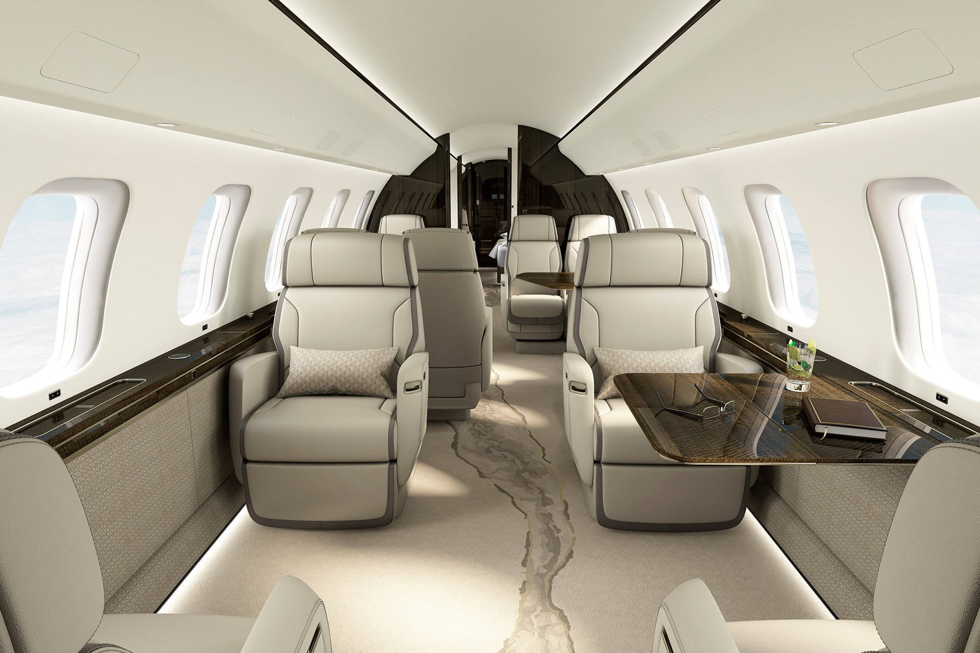 MM Communications for Bombardier private business jet